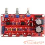 LM1875+NE5532 2.1声道低音炮高?sh��)��真发烧功放板（成品�?25WX2+50W���低韻I��(j��)